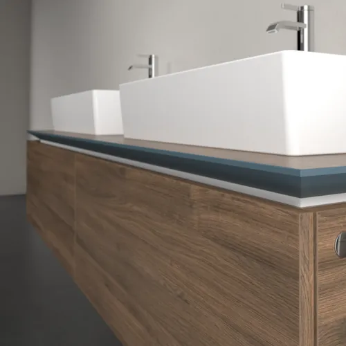 VILLEROY BOCH Legato toaletní skříňka, 2 výsuvy, 1600 x 380 x 500 mm, Arizona Oak / Arizona Oak #B67600VH, obrázek 5