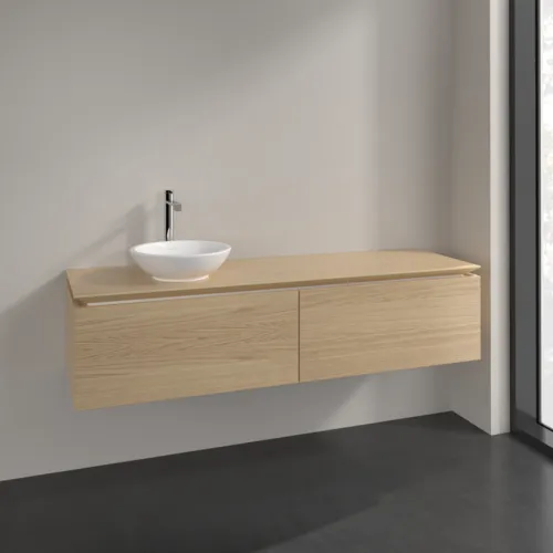 VILLEROY BOCH Legato toaletní skříňka, 2 výsuvy, 1600 x 380 x 500 mm, severský dub / severský dub #B59500VJ, obrázek 2