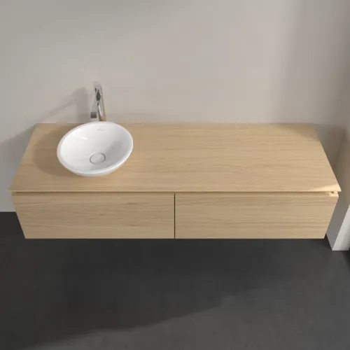 VILLEROY BOCH Legato toaletní skříňka, 2 výsuvy, 1600 x 380 x 500 mm, severský dub / severský dub #B59500VJ, obrázek 4
