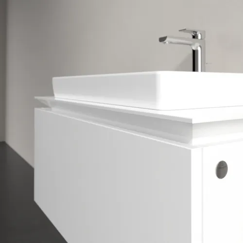 VILLEROY BOCH Legato toaletní skříňka, 1 zásuvka, 800 x 380 x 500 mm, lesklá bílá / lesklá bílá #B67800DH, obrázek 5