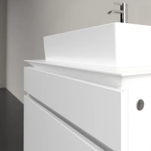 VILLEROY BOCH Legato toaletní skříňka, 2 výsuvy, 800 x 550 x 500 mm, bílá matná / bílá matná #B60200MS, obrázek 5