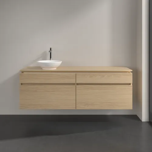 VILLEROY BOCH Legato toaletní skříňka, 4 výsuvy, 1600 x 550 x 500 mm, severský dub / severský dub #B59600VJ, obrázek 3