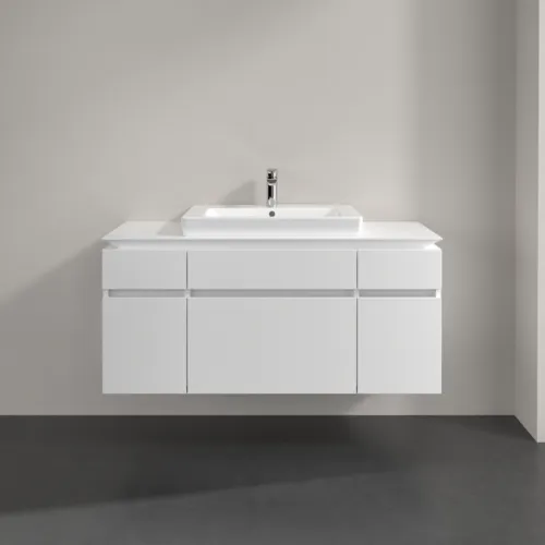 VILLEROY BOCH Legato toaletní skříňka, 5 výsuvů, 1200 x 550 x 500 mm, bílá matná / bílá matná #B68300MS, obrázek 3