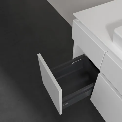 VILLEROY BOCH Legato toaletní skříňka, 5 výsuvů, 1200 x 550 x 500 mm, bílá matná / bílá matná #B68300MS, obrázek 6