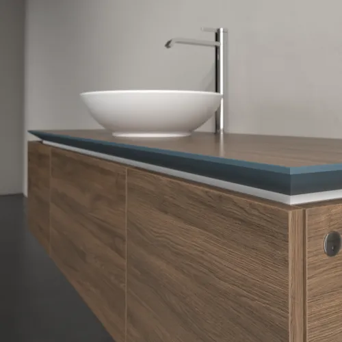 VILLEROY BOCH Legato toaletní skříňka, s osvětlením, 3 výsuvy, 1400 x 380 x 500 mm, Arizona Oak / Arizona Oak #B585L0VH, obrázek 4