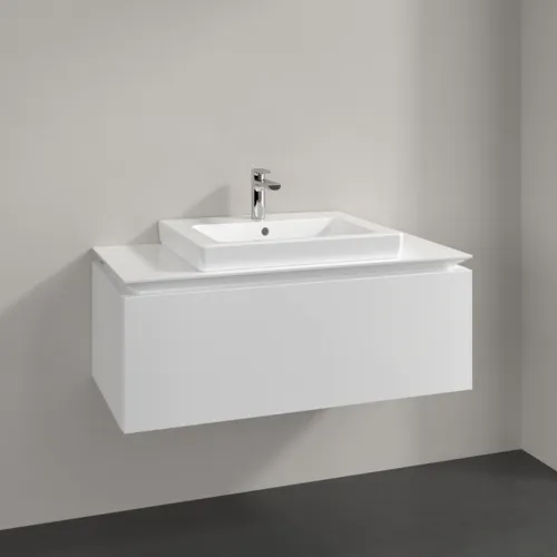 VILLEROY BOCH Legato toaletní skříňka, 1 zásuvka, 1000 x 380 x 500 mm, lesklá bílá / lesklá bílá #B68000DH, obrázek 2
