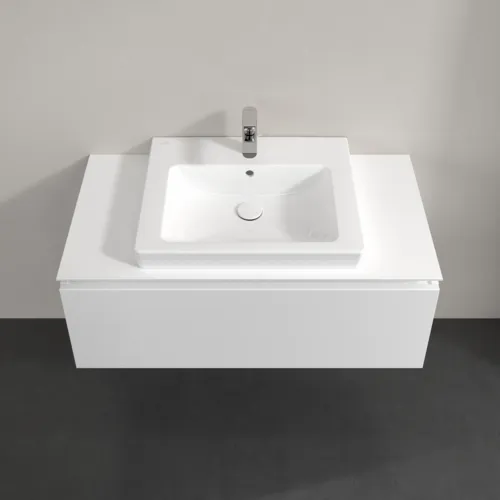VILLEROY BOCH Legato toaletní skříňka, 1 zásuvka, 1000 x 380 x 500 mm, lesklá bílá / lesklá bílá #B68000DH, obrázek 4