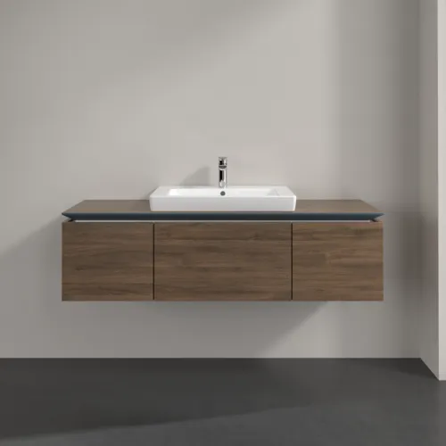 VILLEROY BOCH Legato toaletní skříňka, 3 výsuvy, 1200 x 380 x 500 mm, Arizona Oak / Arizona Oak #B68200VH, obrázek 3