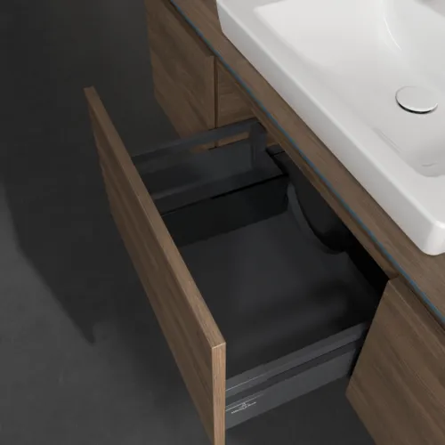 VILLEROY BOCH Legato toaletní skříňka, 3 výsuvy, 1200 x 380 x 500 mm, Arizona Oak / Arizona Oak #B68200VH, obrázek 6