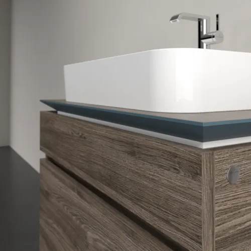 VILLEROY BOCH Legato toaletní skříňka, 2 výsuvy, 800 x 550 x 500 mm, Kamenný dub / Kamenný dub #B75400RK, obrázek 5