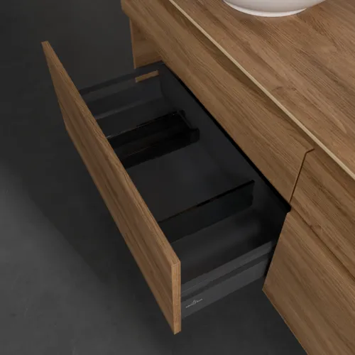 VILLEROY BOCH Legato toaletní skříňka, 4 výsuvy, 1600 x 550 x 500 mm, dub Kansas / dub Kansas #B59600RH, obrázek 6
