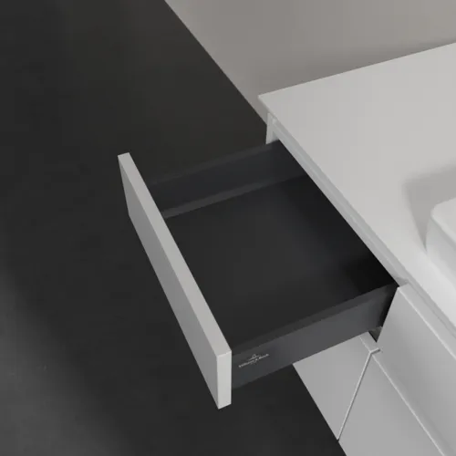 VILLEROY BOCH Legato toaletní skříňka, 5 výsuvů, 1400 x 550 x 500 mm, lesklá bílá / lesklá bílá #B68500DH, obrázek 7