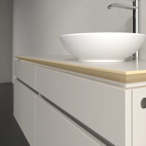VILLEROY BOCH Legato toaletní skříňka, 4 výsuvy, 1400 x 550 x 500 mm, Soft Grey / Soft Grey #B59000VK, obrázek 5