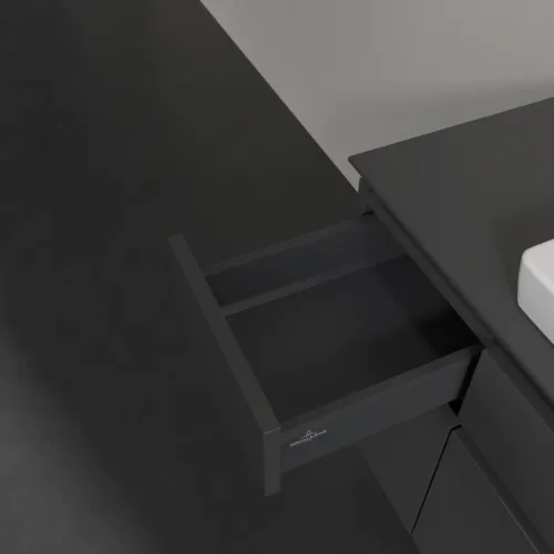 VILLEROY BOCH Legato toaletní skříňka, s osvětlením, 5 výsuvů, 1200 x 550 x 500 mm, lesklá šedá / lesklá šedá #B683L0FP, obrázek 6