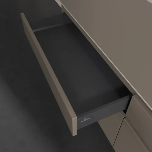 VILLEROY BOCH Legato toaletní skříňka, 4 výsuvy, 1600 x 550 x 500 mm, Truffle Grey / Truffle Grey #B59800VG, obrázek 7