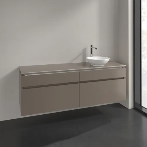VILLEROY BOCH Legato toaletní skříňka, 4 výsuvy, 1600 x 550 x 500 mm, Truffle Grey / Truffle Grey #B59800VG, obrázek 2
