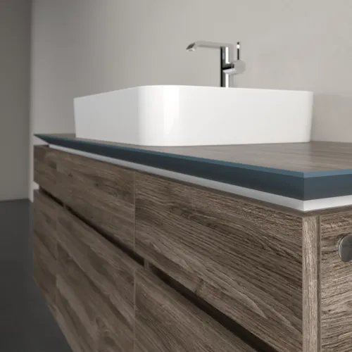 VILLEROY BOCH Legato toaletní skříňka, 5 výsuvů, 1400 x 550 x 500 mm, Kamenný dub / Kamenný dub #B76000RK, obrázek 5