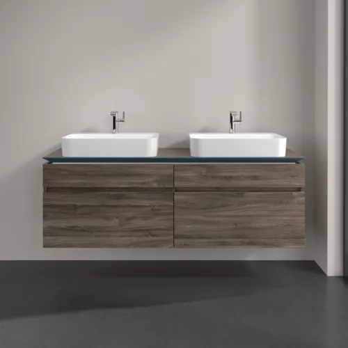 VILLEROY BOCH Legato toaletní skříňka, 4 výsuvy, 1600 x 550 x 500 mm, Kamenný dub / Kamenný dub #B76800RK, obrázek 3