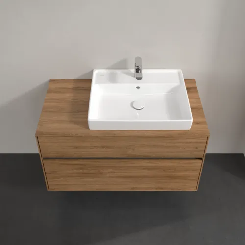 VILLEROY BOCH Umyvadlová skříňka Collaro, s osvětlením, 2 výsuvy, 1000 x 548 x 500 mm, dub Kansas #C018B0RH, obrázek 4