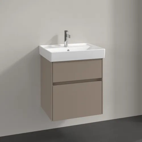 VILLEROY BOCH Toaletní skříňka Collaro, 2 výsuvy, 510 x 546 x 414 mm, taupe #C00700VM, obrázek 2