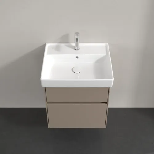 VILLEROY BOCH Toaletní skříňka Collaro, 2 výsuvy, 510 x 546 x 414 mm, taupe #C00700VM, obrázek 4