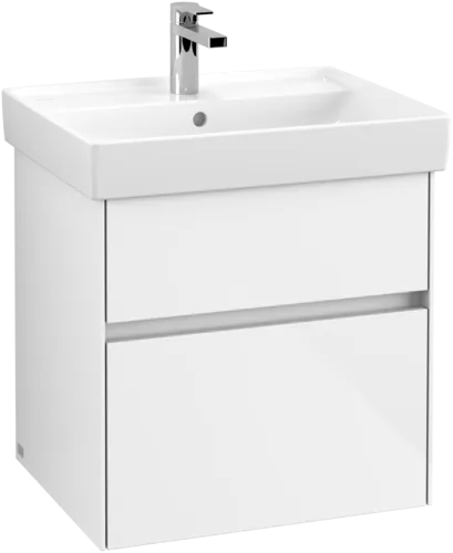 VILLEROY BOCH Toaletní skříňka Collaro, s osvětlením, 2 výsuvy, 554 x 546 x 444 mm, lesklá bílá #C008B0DH
