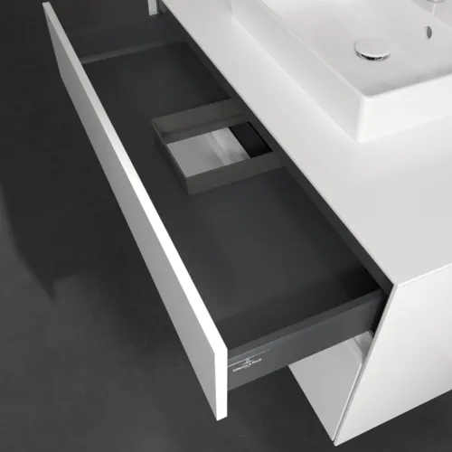 VILLEROY BOCH Collaro toaletní skříňka, s osvětlením, 2 výsuvy, 1000 x 548 x 500 mm, lesklá bílá / lesklá bílá #C016B0DH, obrázek 8
