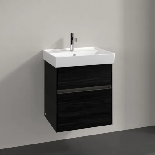VILLEROY BOCH Toaletní skříňka Collaro, s osvětlením, 2 výsuvy, 510 x 546 x 414 mm, černý dub #C007B0AB, obrázek 2