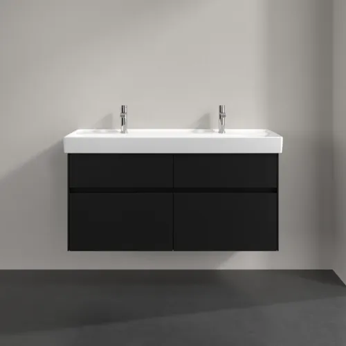 VILLEROY BOCH Toaletní skříňka Collaro, s osvětlením, 4 výsuvy, 1154 x 546 x 444 mm, Volcano Black #C012B0VL, obrázek 3