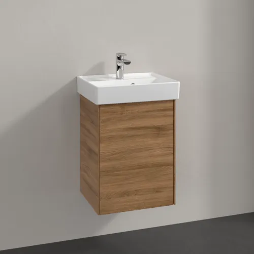 VILLEROY BOCH Toaletní skříňka Collaro, 1 dvířka, 410 x 546 x 344 mm, dub Kansas #C00501RH, obrázek 2