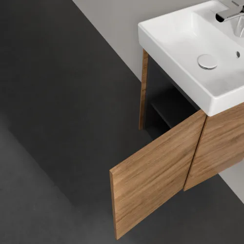 VILLEROY BOCH Toaletní skříňka Collaro, 1 dvířka, 410 x 546 x 344 mm, dub Kansas #C00501RH, obrázek 6