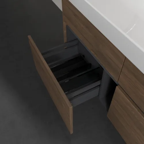 VILLEROY BOCH Toaletní skříňka Collaro, s osvětlením, 4 výsuvy, 1154 x 546 x 444 mm, dub Arizona #C012B0VH, obrázek 7