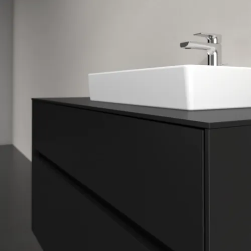 VILLEROY BOCH Collaro toaletní skříňka, 2 výsuvy, 1000 x 548 x 500 mm, Volcano Black / Volcano Black #C01500VL, obrázek 5