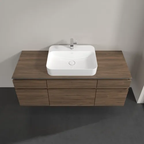 VILLEROY BOCH Legato toaletní skříňka, 5 výsuvů, 1400 x 550 x 500 mm, Arizona Oak / Arizona Oak #B76000VH, obrázek 4