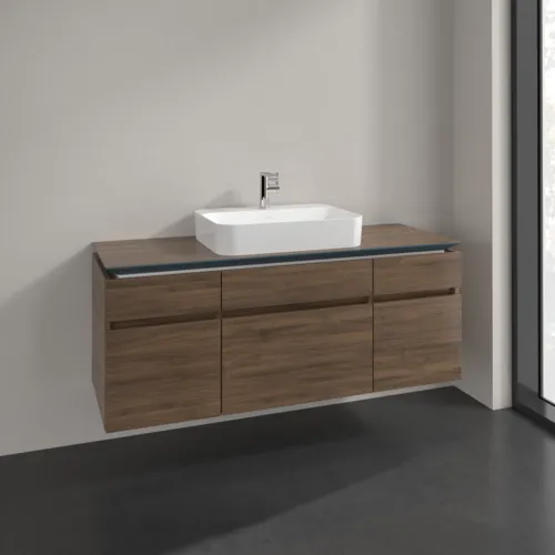 VILLEROY BOCH Legato toaletní skříňka, 5 výsuvů, 1400 x 550 x 500 mm, Arizona Oak / Arizona Oak #B76000VH, obrázek 2