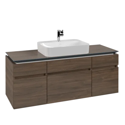 VILLEROY BOCH Legato toaletní skříňka, 5 výsuvů, 1400 x 550 x 500 mm, Arizona Oak / Arizona Oak #B76000VH