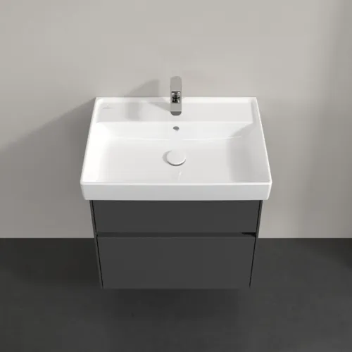 VILLEROY BOCH Toaletní skříňka Collaro, s osvětlením, 2 výsuvy, 604 x 546 x 444 mm, lesklá šedá #C009B0FP, obrázek 4