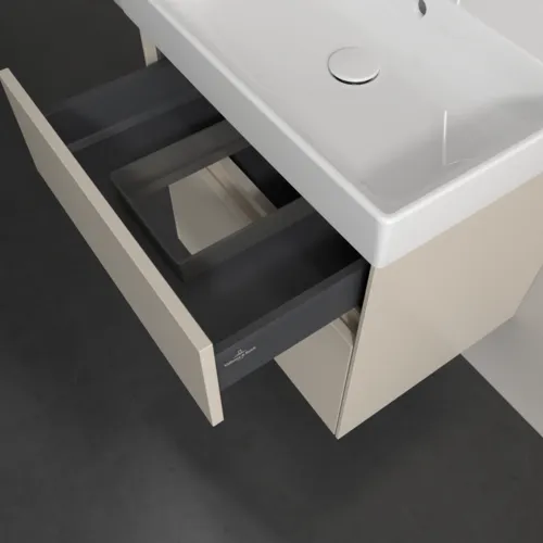 VILLEROY BOCH Toaletní skříňka Collaro, 2 výsuvy, 554 x 546 x 444 mm, kašmírově šedá #C00800VN, obrázek 7