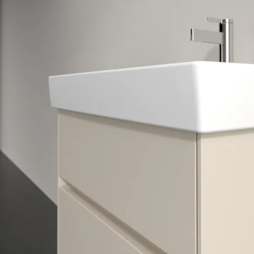 VILLEROY BOCH Toaletní skříňka Collaro, 2 výsuvy, 554 x 546 x 444 mm, kašmírově šedá #C00800VN, obrázek 5