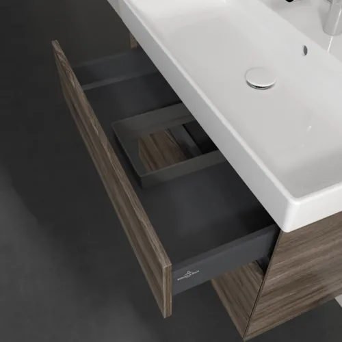 VILLEROY BOCH Toaletní skříňka Collaro, s osvětlením, 2 výsuvy, 754 x 546 x 444 mm, dub kamenný #C010B0RK, obrázek 8