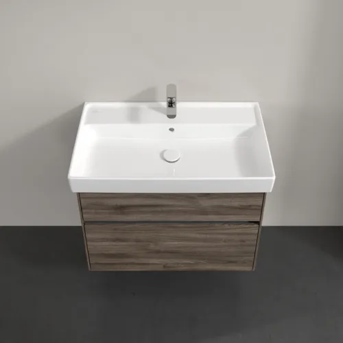 VILLEROY BOCH Toaletní skříňka Collaro, s osvětlením, 2 výsuvy, 754 x 546 x 444 mm, dub kamenný #C010B0RK, obrázek 4