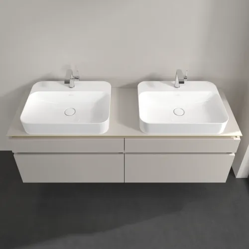 VILLEROY BOCH Legato toaletní skříňka, 4 výsuvy, 1600 x 550 x 500 mm, Soft Grey / Soft Grey #B76800VK, obrázek 4