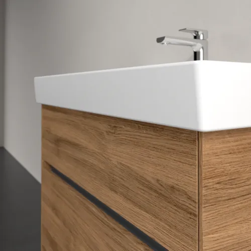 VILLEROY BOCH Umyvadlová skříňka Collaro, s osvětlením, 2 výsuvy, 754 x 546 x 444 mm, dub Kansas #C010B0RH, obrázek 6