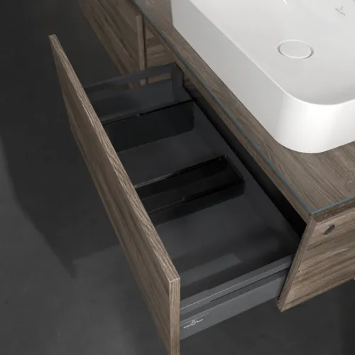 VILLEROY BOCH Legato toaletní skříňka, 2 výsuvy, 1600 x 380 x 500 mm, Kamenný dub / Kamenný dub #B76700RK, obrázek 6