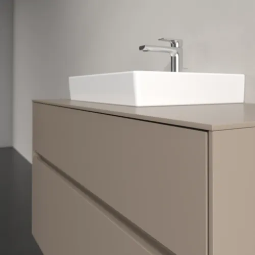 VILLEROY BOCH Toaletní skříňka Collaro, 2 výsuvy, 1000 x 548 x 500 mm, taupe / taupe #C01400VM, obrázek 5
