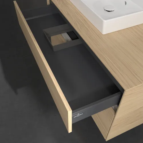 VILLEROY BOCH Toaletní skříňka Collaro, 2 výsuvy, 1000 x 548 x 500 mm, severský dub / severský dub #C01400VJ, obrázek 7