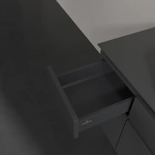 VILLEROY BOCH Legato toaletní skříňka, 5 výsuvů, 1200 x 550 x 500 mm, lesklá šedá / lesklá šedá #B75800FP, obrázek 7
