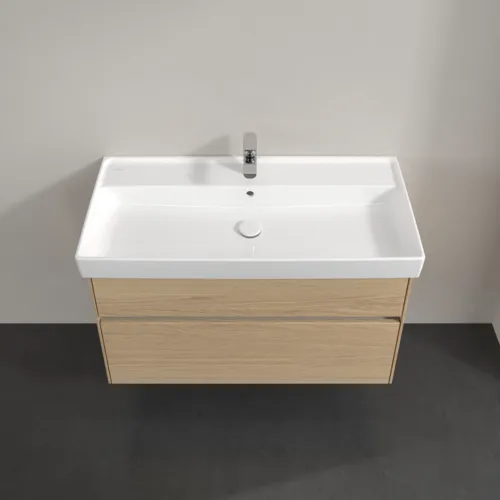 VILLEROY BOCH Toaletní skříňka Collaro, s osvětlením, 2 výsuvy, 954 x 546 x 444 mm, severský dub #C011B0VJ, obrázek 4