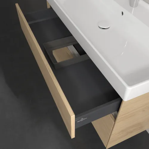 VILLEROY BOCH Toaletní skříňka Collaro, s osvětlením, 2 výsuvy, 954 x 546 x 444 mm, severský dub #C011B0VJ, obrázek 8