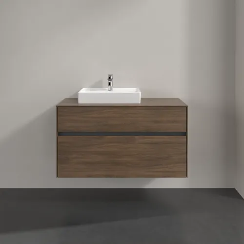 VILLEROY BOCH Toaletní skříňka Collaro, s osvětlením, 2 výsuvy, 1000 x 548 x 500 mm, Arizona Oak / Arizona Oak #C014B0VH, obrázek 3